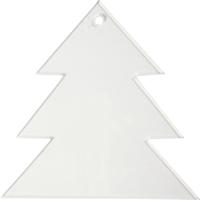 Creativ Company Acryl hangers, kerstboom, h: 8 cm, dikte 2 mm, 5 stuk/ 1 doos