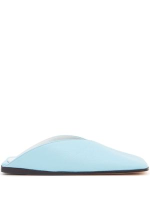 MM6 Maison Margiela claquettes Japanese en cuir - Bleu