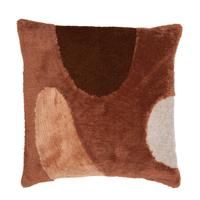 Kussen Canazei terra bruin zand 45x45