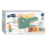 Small Foot houten xylofoon en hamerbank safari, 5dlg. Small Foot houten xylofoon en hamerbank safari, 5dlg.