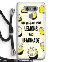 Lemonade: LG G6 Transparant Hoesje met koord