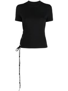 Versace Jeans Couture T-shirt met logoband - Zwart