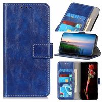 iPhone 12 Pro Max Wallet Case met standaardfunctie - Blauw