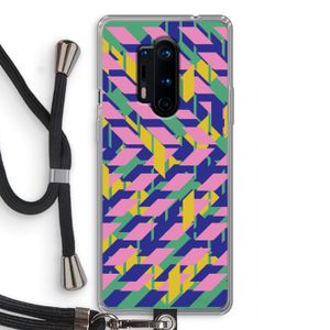 Skew Blush 1: OnePlus 8 Pro Transparant Hoesje met koord