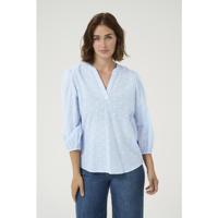 Kaffe - Blauw | Dames | Blouse | Blauw | 42 | regular | Kamst mode