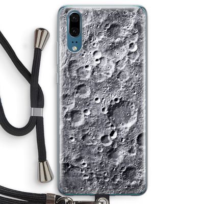 Maanlandschap: Huawei P20 Transparant Hoesje met koord