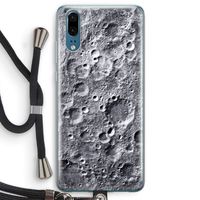 Maanlandschap: Huawei P20 Transparant Hoesje met koord
