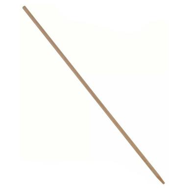 Talen Tools bezemsteel - hout - 140 cm - D2,8 cm - met klemuiteinde