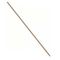 Talen Tools bezemsteel - hout - 140 cm - D2,8 cm - met klemuiteinde