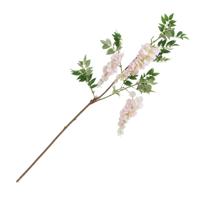 Chaks Blauweregen/wisteria - kunstbloemen - roze - 110 cm - kunstplanten/kunsttakken