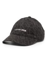 A BATHING APE® casquette à plaque logo - Gris