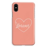 Forever heart: iPhone XS Max Volledig Geprint Hoesje