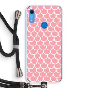 Dakpannetjes: Huawei Y6s Transparant Hoesje met koord