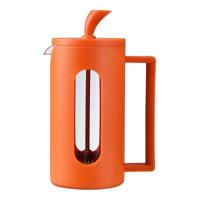 Theepot Oroley Oranje Roestvrij staal Borosilicaatglas 350 ml