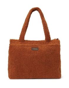 Essenza Essenza Peyton Teddy Shoulder Bag L: 42 - W: 12,5 - H: 35 Leather brown