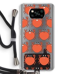 Krab: Xiaomi Poco X3 NFC Transparant Hoesje met koord