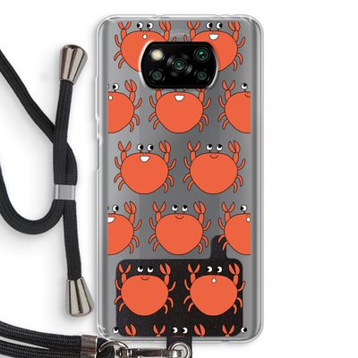 Krab: Xiaomi Poco X3 NFC Transparant Hoesje met koord