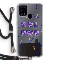 GRL PWR: Samsung Galaxy M31 Transparant Hoesje met koord