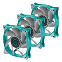 Iceberg Thermal IceGALE Xtra Computer behuizing Ventilator 12 cm Blauwgroen 3 stuk(s) - thumbnail