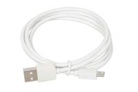 Netoplader iBOX C-41 USB 2A, 1 USB-poort, microUSB-kabel, Wit