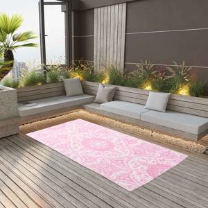 VidaXL Buitenkleed arakil 120x180 cm pp roze