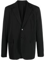 Acne Studios blazer boutonné à revers crantés - Noir