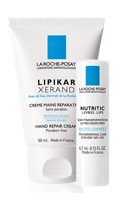 La Roche-Posay Combiset Nutritic Lippenbalsem & Lipikar Xerand Handcrème
