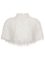 Unreal Fur cape Cape Verde à coupe crop - Blanc - thumbnail