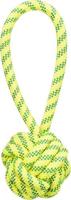 TRIXIE AQUATOY TOUW MET BAL DRIJVEND POLYESTER GEEL / GROEN