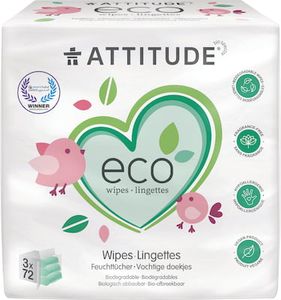 Attitude Eco Wipes Navul 3-pack