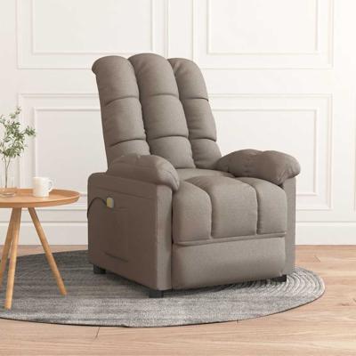 Massagestoel stof taupe