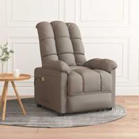 Massagestoel stof taupe