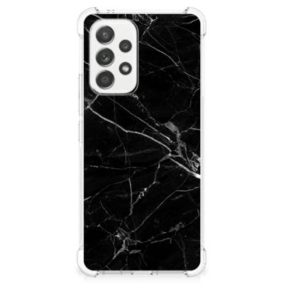 Samsung Galaxy A53 5G Anti-Shock Hoesje Marmer Zwart - Origineel Cadeau Vader Samsung Galaxy A53 5G Anti-Shock Hoesje Marmer Zwart - Origineel Cadeau Vader