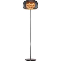 LED Vloerlamp Rond - G9 Fitting - Mat Chroom Aluminium Design