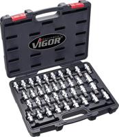 VIGOR dopsleutel set screwdriver set-s. v2496