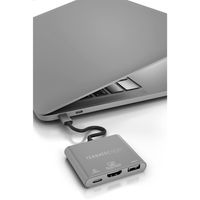 Terratec Connect C3 USB 3.2 Gen 1 (3.1 Gen 1) Type-C Zilver - thumbnail