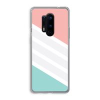 Strepen pastel: OnePlus 8 Pro Transparant Hoesje