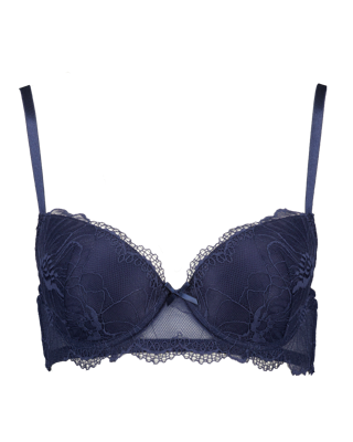 Demi Padded BH - Blauw