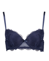 Demi Padded BH - Blauw