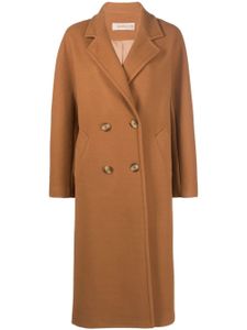 Blanca Vita manteau à boutonnière croisée - Marron