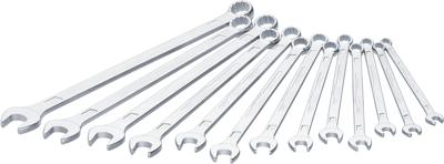 HAZET Ring-steeksleutel - extra lang - slanke uitvoering 600LG/13 - Buitentwaalfkant tractieprofiel - 13-delig - 10 - 24