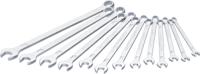 HAZET Ring-steeksleutel - extra lang - slanke uitvoering 600LG/13 - Buitentwaalfkant tractieprofiel - 13-delig - 10 - 24