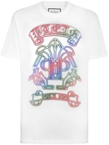 Philipp Plein t-shirt Gothic Banner à ornements - Blanc