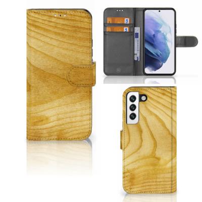 Samsung Galaxy S22 | Book Style Case | Licht Hout