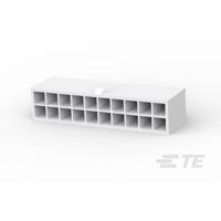 TE Connectivity 2-1586038-0 Male header, inbouw (standaard) Inhoud: 1 stuk(s) Tray