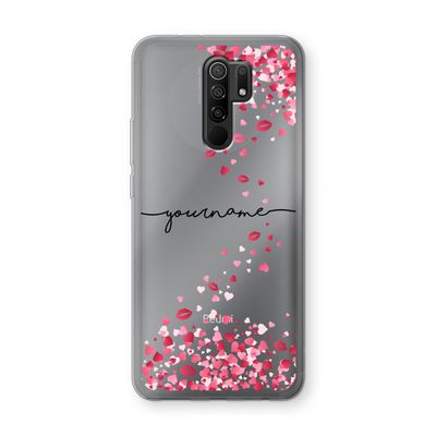 Hartjes en kusjes: Xiaomi Redmi 9 Transparant Hoesje