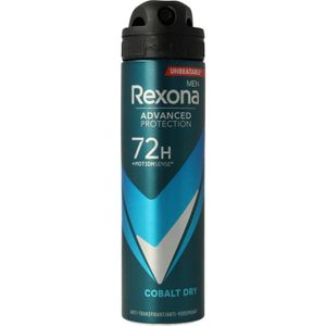 Men deodorant spray dry cobalt