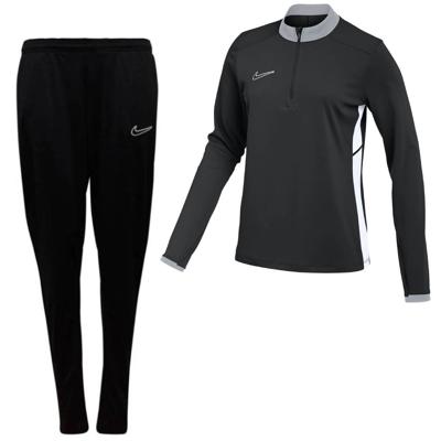 Nike Academy 25 Trainingspak 1/4-Zip Dames Zwart Grijs Wit
