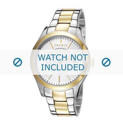 Esprit horlogeband ES107792-002 Staal Bi-Color