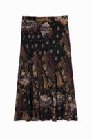 Gebloemde midirok - RED - 36 Gebloemde midirok - RED - 36